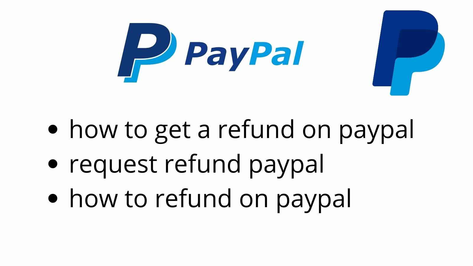 how to get a refund on paypal refund paypal request refund paypal how to refund on paypal